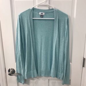 Old Navy turquoise cardigan